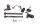 Support de montage, boulon de moteur, kit de vis Suzuki GSX 1100 G GV74A 91-96