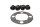 Wheel bolts, spacer, rear wheel rim BMW R 1150 RT 0419 R22 02-05