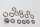 Jarrulevyn ruuvisarja etu- ja taka Torx BMW R 1150 RT 0419 R22 02-05
