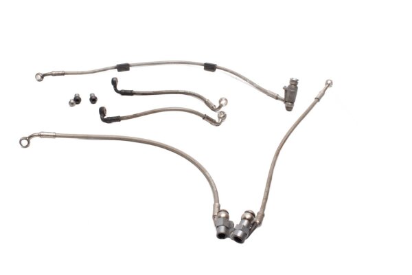 Stålflettet bremseslangesæt for bag BMW R 1200 GS K25 0307 R12 04-07