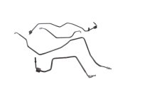 ABS line brake hydraulic line BMW R 1200 GS K25 0307 R12 04-07