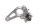 Conjunto de reposapiés delantero derecho con soporte BMW R 1150 R Rockster R28 0308 03-05
