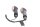 Par de intermitentes delanteros, negro/naranja, H1 12V BMW R 100 GS Paris Dakar 247E 0474 89-96