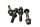Wheel bolt set rear wheel rim fastening BMW R 1100 RT 259 0413 96-01
