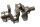 Crankshaft two-cylinder engine shaft crankpin BMW R 1150 RT 0419 R22 02-05