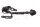 Sivuseisontatuen kiinnikkeen kiinnitysruuvit BMW R 1150 R Rockster R28 0308 03-05