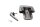 Rear right footrest bracket mounting plate BMW R 1200 CL 0442 K30 259C 03-05