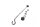 staffa del radiatore asta cuscinetto in gomma disco clip radiatore acqua BMW K1300S 0508 09-15