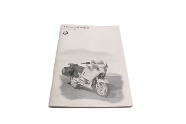 Værkstedsmanual, reparationsvejledning, servicehæfte BMW R 1150 RT R22 01-04