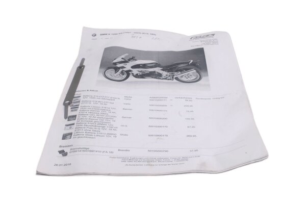 Værkstedsmanual, reparationsvejledning, betjeningsvejledning BMW K 1200 RS 589 96-00