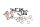 Bremsscheiben Schraubensatz Distanzhülsen BMW R 1150 R Rockster R28 0308 03-05