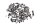 Katteen ruuvit, rungon ruuvisarja BMW R 1150 R Rockster R28 0308 03-05