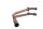 Collecteur déchappement, double sortie, circuit déchappement, tuyau du collecteur Suzuki GSX 1100 G GV74A 91-96