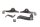 Set di staffe per carenatura, set di staffe di montaggio BMW K1300S 0508 09-15