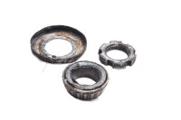 Set di dadi di bloccaggio per la piastra inferiore del cuscinetto della testa dello sterzo Suzuki GSX 1100 G GV74A 91-96