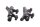 Keinuvipusarja vasen nokka-akseli BMW R 1150 R Rockster R28 0308 03-05