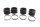 Intake manifold carburetor rubber set clamp set Suzuki GSX 1100 G GV74A 91-96