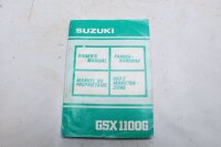 Manuale duso e istruzioni per luso 99011-49501-03 Suzuki GSX 1100 G GV74A 91-96