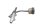 Rear brake pump, hydraulic cylinder, reservoir, brake line BMW K1300S 0508 09-15