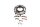 portacorona, ruota posteriore, mozzo ruota, piastre di supporto Suzuki GSX 1100 G GV74A 91-96