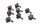 Valve cover screw set, hexagonal, cylinder head BMW K1300S 0508 09-15