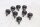 Valve cover screw set, hexagonal, cylinder head BMW K1300S 0508 09-15