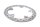 Rear brake disc, drilled; brake system, single disc BMW K1300S 0508 09-15
