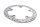 Rear brake disc, drilled; brake system, single disc BMW K1300S 0508 09-15