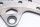 Rear brake disc, drilled; brake system, single disc BMW K1300S 0508 09-15