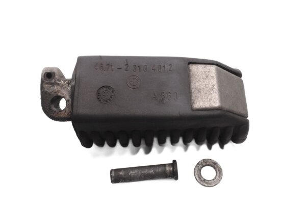 Reposapiés trasero izquierdo para el pasajero, reposapiés de goma. BMW K 1100 RS K589 0522 92-96