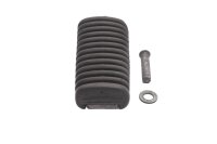 Reposapiés trasero izquierdo para el pasajero, reposapiés de goma. BMW K 1100 RS K589 0522 92-96