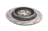 disco de freno trasero perforado, rueda de ventilador, sistema de frenos BMW K 1100 RS K589 0522 92-96