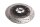 disco de freno trasero perforado, rueda de ventilador, sistema de frenos BMW K 1100 RS K589 0522 92-96
