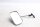 Espejo retrovisor izquierdo, cromado, rectangular Suzuki GSF 1200 Bandit WVA9 01-05