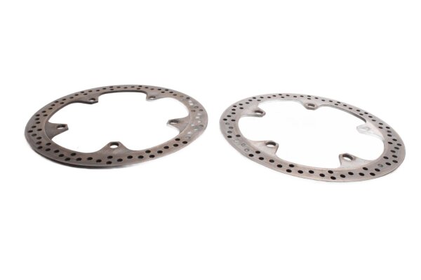 Discos de freno delanteros perforados (par) BMW R 1150 R Rockster R28 0308 03-05