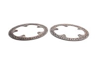 Discos de freno delanteros perforados (par) BMW R 1150 R Rockster R28 0308 03-05