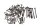 Motorschrauben Schraubensatz Motorbefestigung BMW K 1100 RS K589 0522 92-96