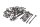 Motorschrauben Schraubensatz Motorbefestigung BMW K 1100 RS K589 0522 92-96