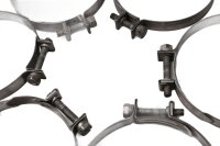 Hose clamp set, retaining clamps, exhaust clamps BMW R 1150 GS R21 0415 99-04