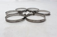 Hose clamp set, retaining clamps, exhaust clamps BMW R 1150 GS R21 0415 99-04