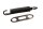 Hauptständer Feder Montageplatte Zubehör BMW R 1150 GS R21 0415 99-04