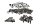 Screw set, fairing, frame, axles BMW R 1200 CL 0442 K30 259C 03-05
