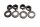 Set di bulloni per cuscinetti dellalbero a camme, staffa di montaggio BMW R 1100 RT 259 0413 96-01