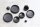 Juego de tapones para el marco, juego de tapones de goma, tapas de los extremos BMW R 1150 R R28 0429 01-06
