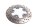 Rear brake disc, drilled, bolt circle Suzuki GSF 1200 Bandit WVA9 01-05