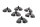 Ruota posteriore Cardan con smorzamento in gomma, set di ruote Cardan Suzuki GSF 1200 Bandit WVA9 01-05