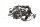 Skruvsats kåpa ramstöd BMW K 1200 GT K44 K12S 0587 06-08