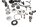 Skruvsats kåpa ramstöd BMW K 1200 GT K44 K12S 0587 06-08