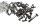 Skruvsats kåpa ramstöd BMW K 1200 GT K44 K12S 0587 06-08