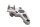 Fußrastenhalter links vorne Aufnahme Schalthebel BMW R 1150 R R28 0429 01-06